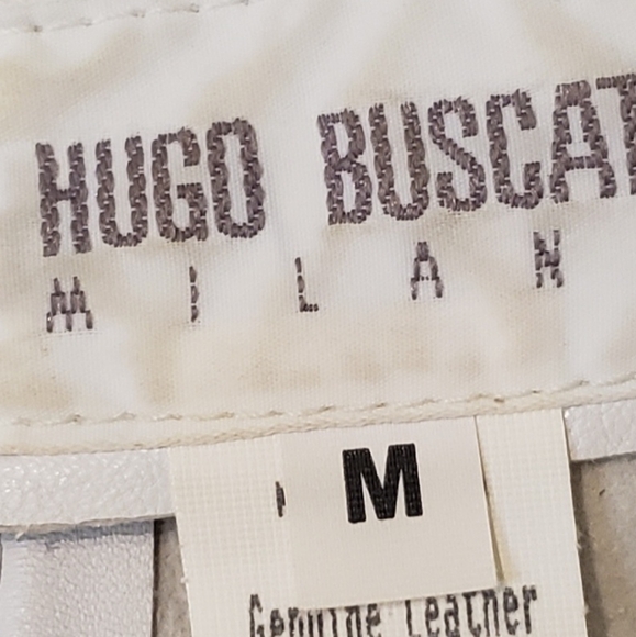 Hugo Buscati White Leather Dress - Picture 4 of 4